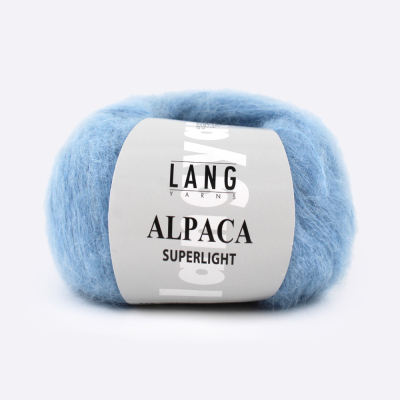 Пряжа Lang Yarns Alpaca Superlight (0021, Теплый небесный)