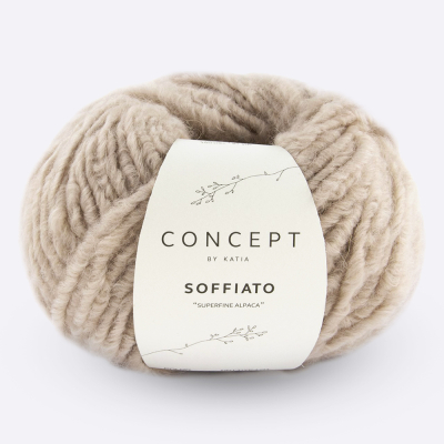 Пряжа Katia Soffiato (1252.101, Медовый мокко)