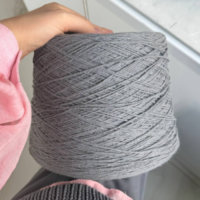 Бобина Setalino (50% шелк, 50% лен), 300 м. (9011 Grigio, Гриджио)