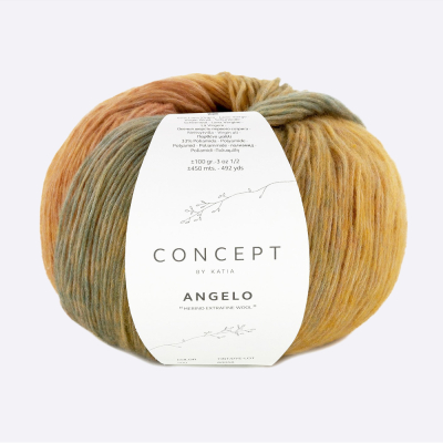 Пряжа Katia Angelo (1339.200, Пряная горчица)