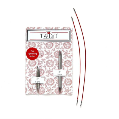 Набор спиц Chiaogoo Twist Short Combo, 5 и 8 см (7123-000, 1,5 мм)