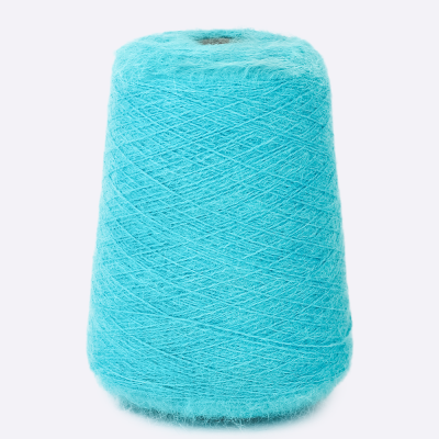 Бобина ангора 90 BELANGOR FRANCE (90% ангора, 10% ПА), 650 м. (Бирюзовая пыль, 01067)