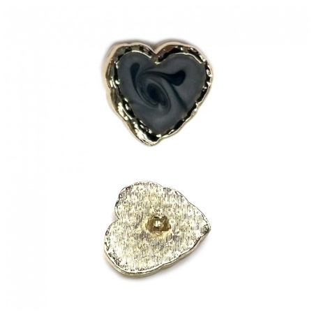 Пуговица CHANEL SS Сердце 23 мм