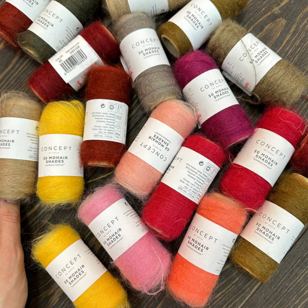 Пряжа Katia 50 Mohair Shades