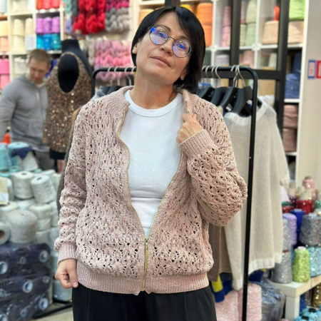 Описание вязания #Упругий_карди