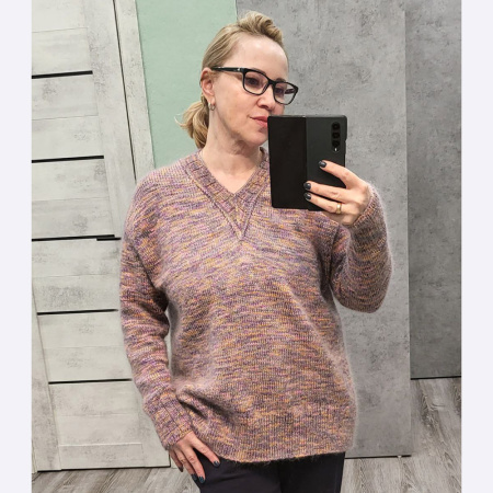 Доступ к онлайн-совместнику. Японское плечо + V-вырез