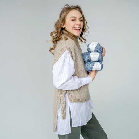 Описание вязания #Жилет_Краденный Описание вязания #Жилет_Краденный