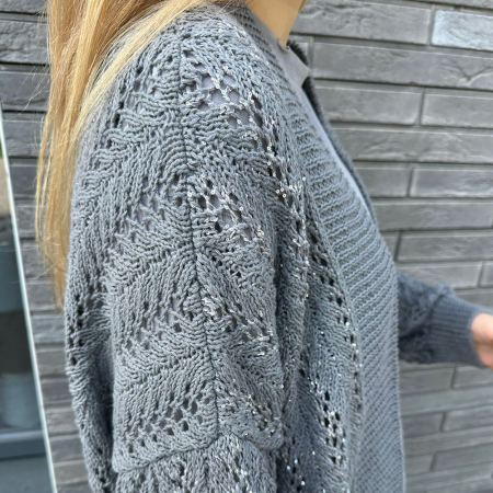 Описание вязания #Кардиган_Беладонна