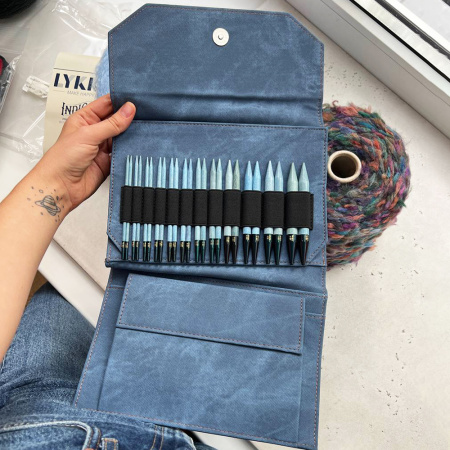 Набор спиц 12 см 12 пар LYKKE Driftwood Indigo Набор спиц 12 см 12 пар LYKKE Driftwood Indigo