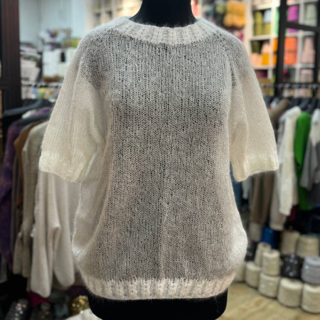 Описание вязания #Футболка_Клауд