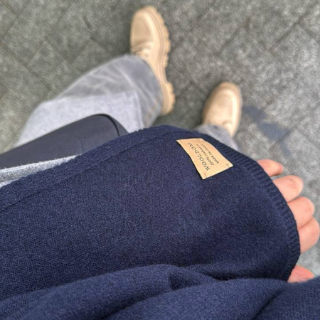 Кашемировый палантин by WoolDom, Ночной экспресс