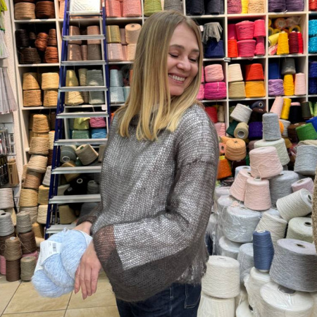 Описание вязания #Джемпер_паутинка