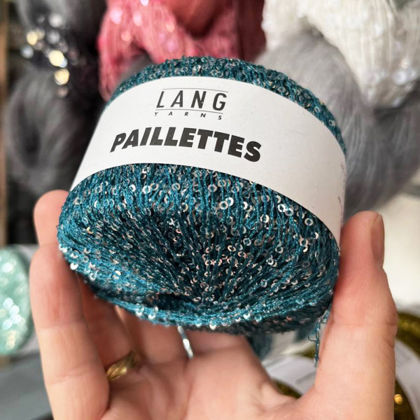 Пряжа Lang Paillettes пайетки