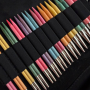 Набор спиц 12 см 12 пар LYKKE COLOUR Black
