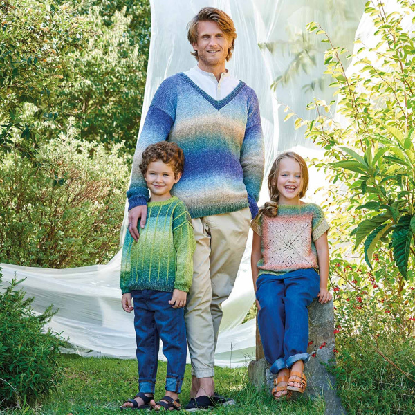 Пряжа Katia Summer Tweed Degrade