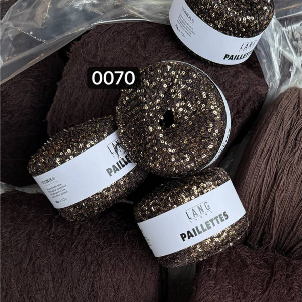 Пряжа Lang Paillettes пайетки