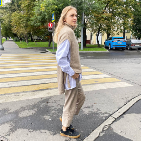 Описание вязания #Жилет_Краденный Описание вязания #Жилет_Краденный