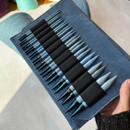 Набор спиц 12 см 12 пар LYKKE Driftwood Indigo Набор спиц 12 см 12 пар LYKKE Driftwood Indigo