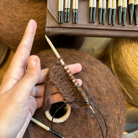 Набор спиц 12 см 12 пар LYKKE Driftwood Cacao