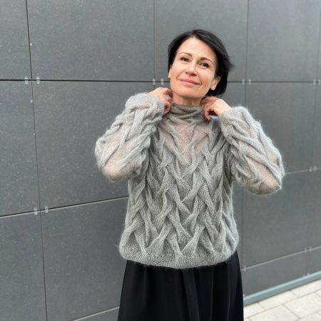 Описание вязания #Свитер_Шарлотка