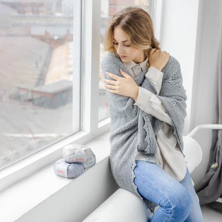 Описание вязания #Шаль_Каталония