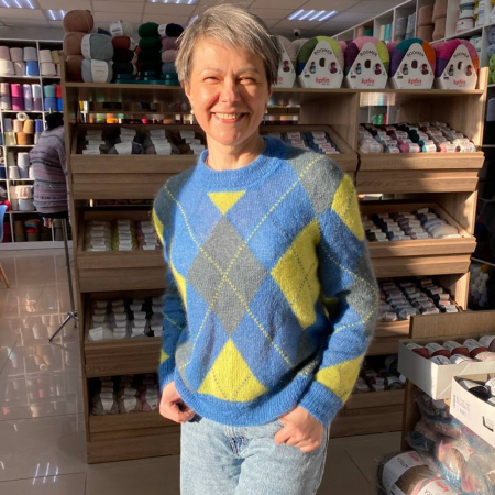 Описание вязания #Сибирский_Аргайл