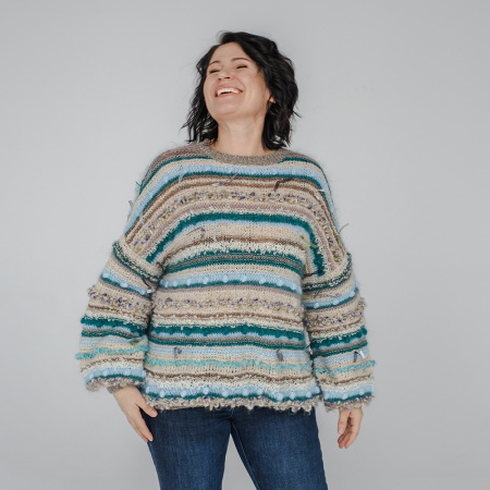 Описание вязания #Джемпер_из_коробочки