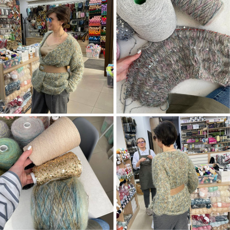 Описание вязания #Мульти_кучи