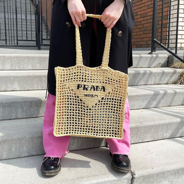 Описание вязания #Сумка_Prada