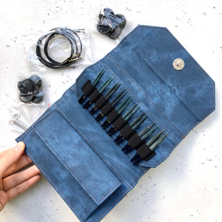 Набор спиц 7 см 9 пар LYKKE Indigo