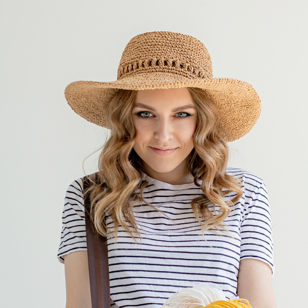 Описание вязания #Шляпа_Канотье