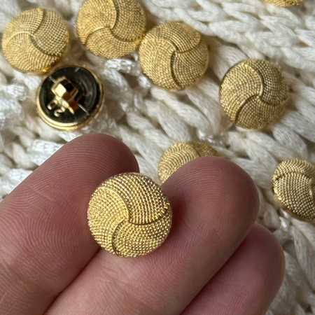 Пуговицы Sandra, Трио, размер 20 (62492-20-1, Золото)