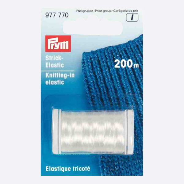 Эластичная нить, 200 м, прозрачная Prym