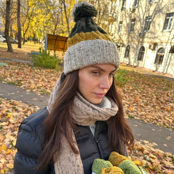 Описание вязания #Шапка_Ирландия