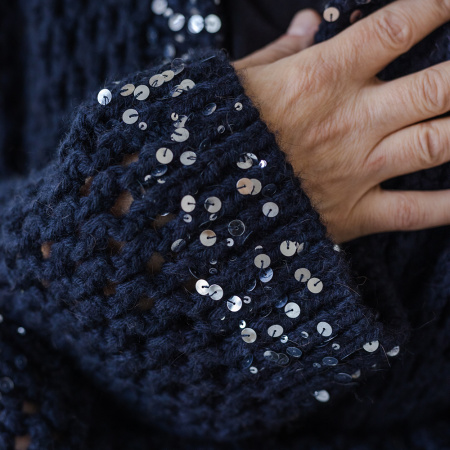 Описание вязания #Бомбер_сетка_Кучинелли