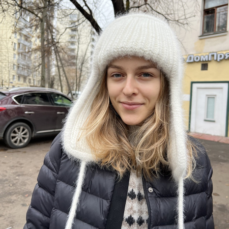 Описание вязания #Ушанка_Московская