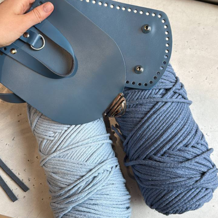 Набор для рюкзака из натуральной кожи