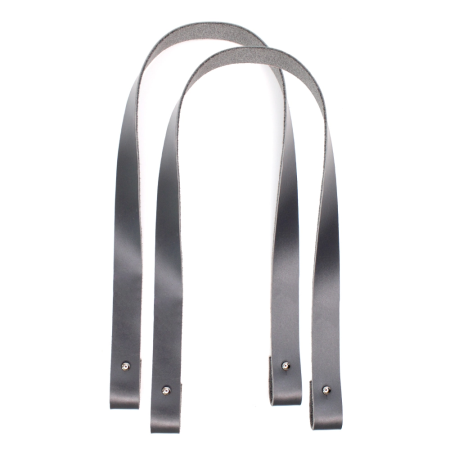 Ручки на кнопках (пара) из натуральной кожи