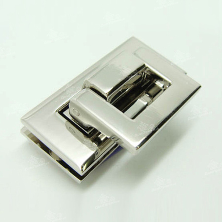 Замок для сумки прямоугольный клипса