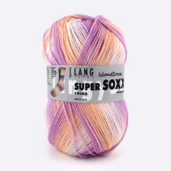 Пряжа Lang Yarns Super Soxx Color 4-Fach (268, Апельсиновый виноград)