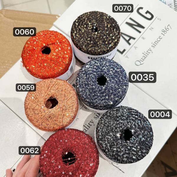 Пряжа Lang Paillettes пайетки