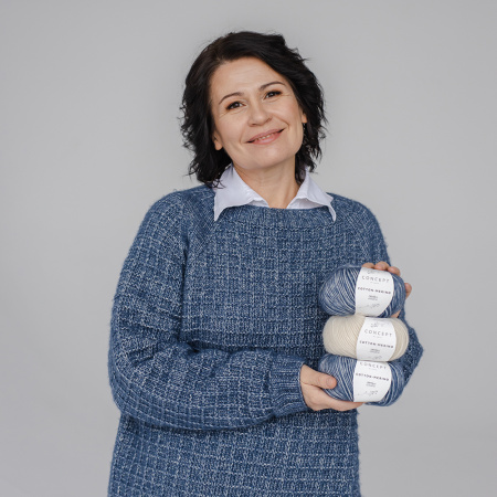 Описание вязания #Венская_вафля