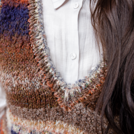 Описание вязания #Жилет_Каменда