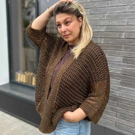 Описание вязания #Кардиган_Зараза