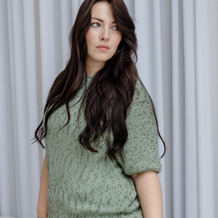 Описание вязания #Футболка_Клин