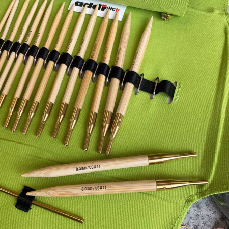 Набор бамбуковых спиц Addi Bamboo, 550-2
