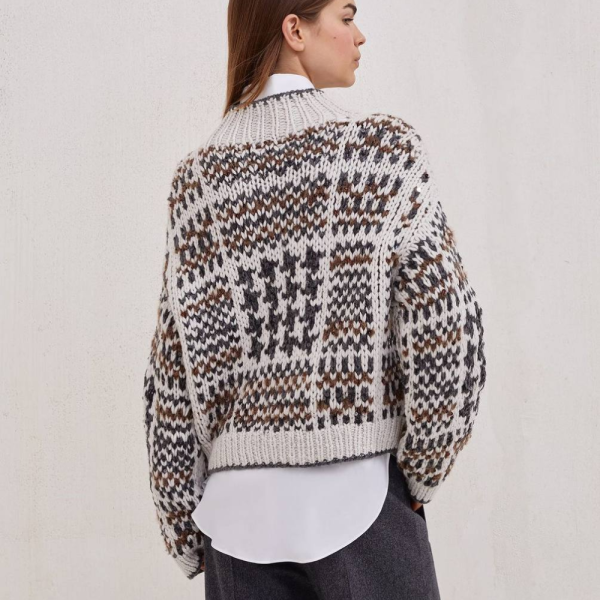 Совместник. Жаккард по кругу Cucinelli.