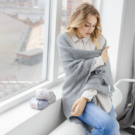 Описание вязания #Шаль_Каталония