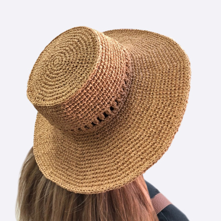 Описание вязания #Шляпа_Канотье