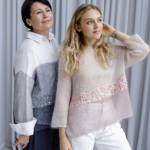 Описание вязания #Джемпер_паутинка